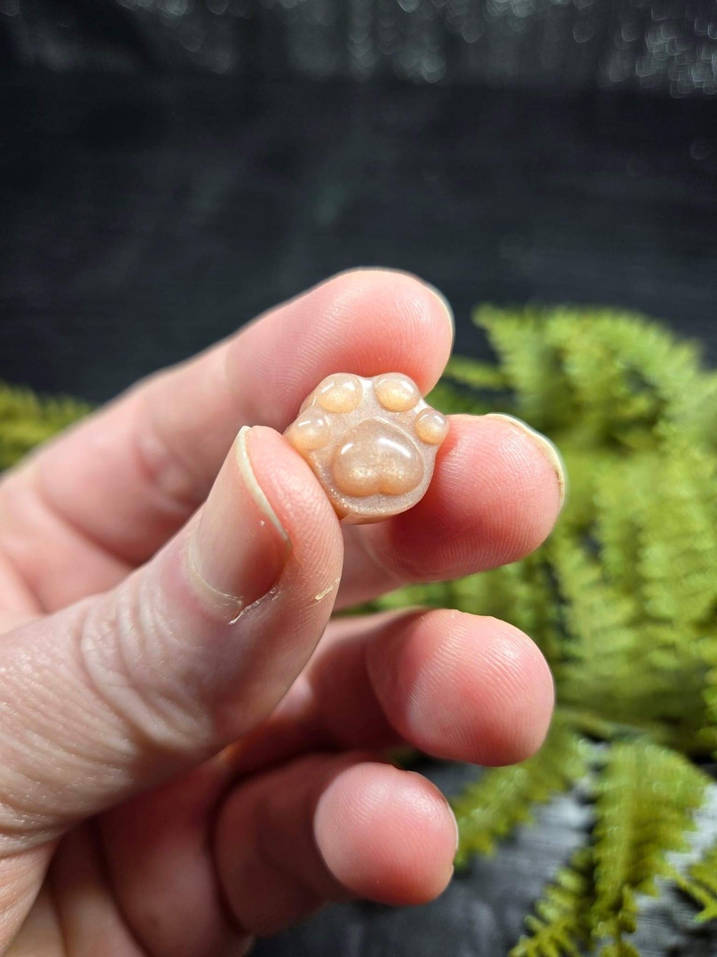 Tiny Paw Print Carvings