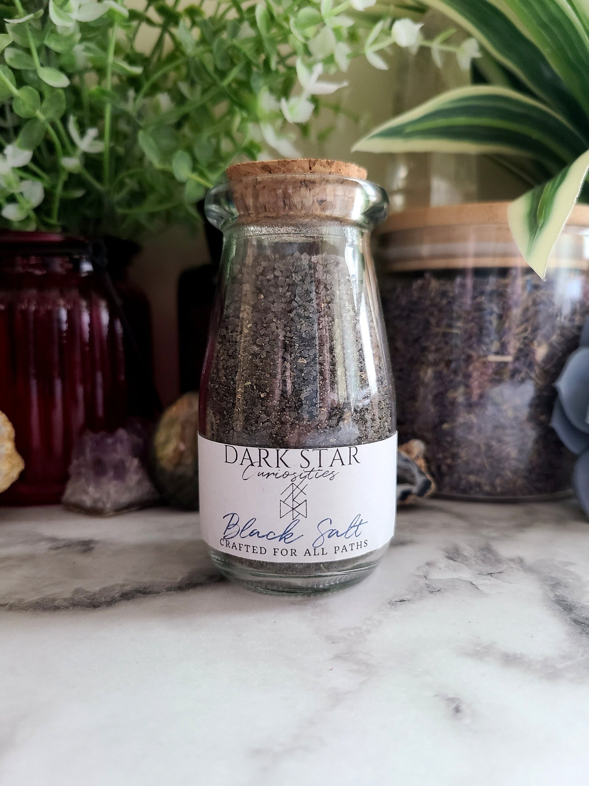 Black Salt | Witches Salt, Protection Salt, Banishing, Hex & Jinx Breaking, Ritual Salt, Home Protection, Witchcraft, Witch