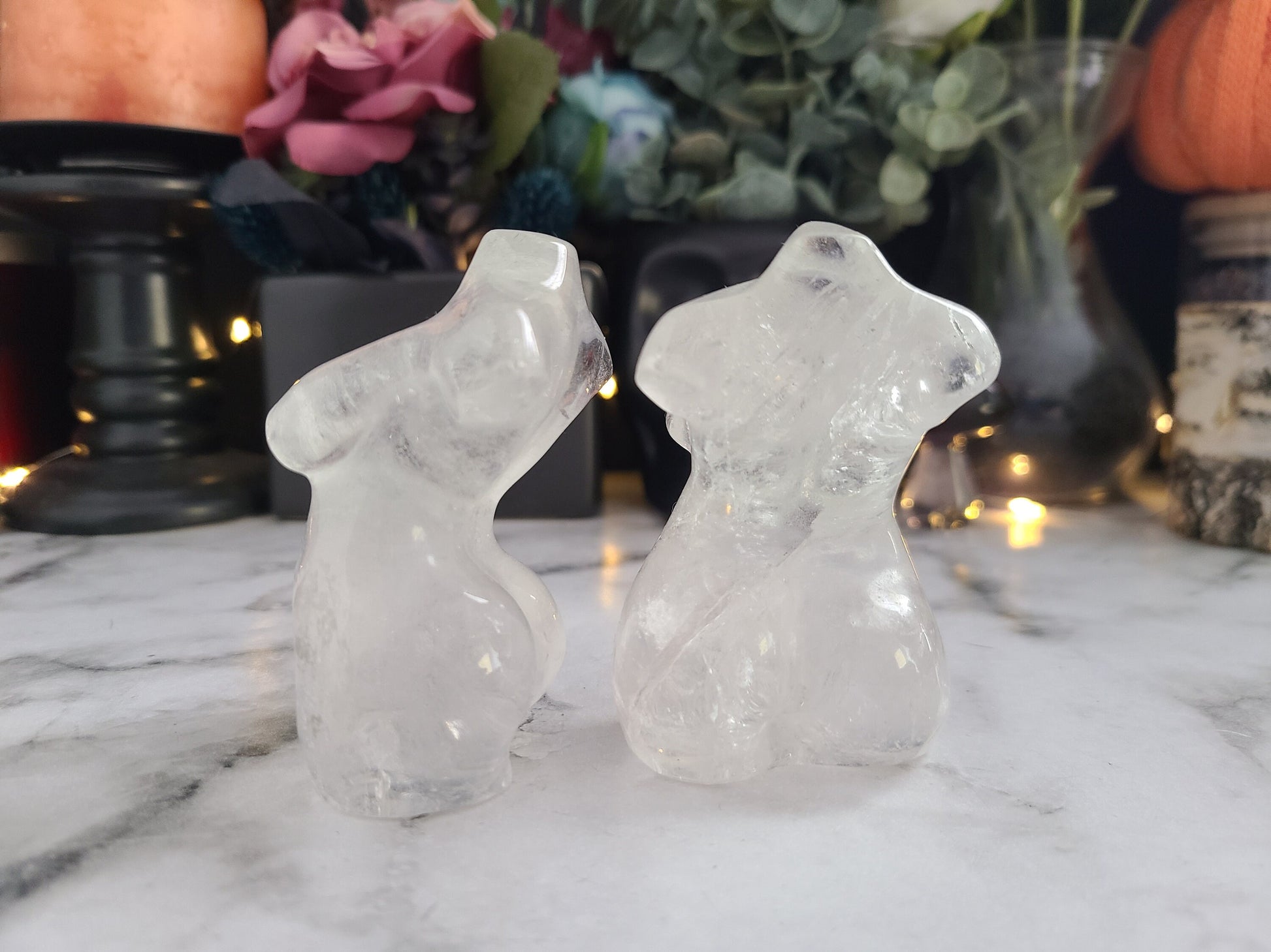 Plus size Clear Quartz Crystal Goddess Body| Ultra high quality, curvy, plus size, body positive, Divine feminine Crystal woman's body