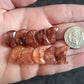 Fire/Hematoid Quartz Mini Hearts, Moons or Stars