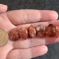 Fire/Hematoid Quartz Mini Hearts, Moons or Stars