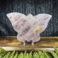 Gem rose quartz butterfly