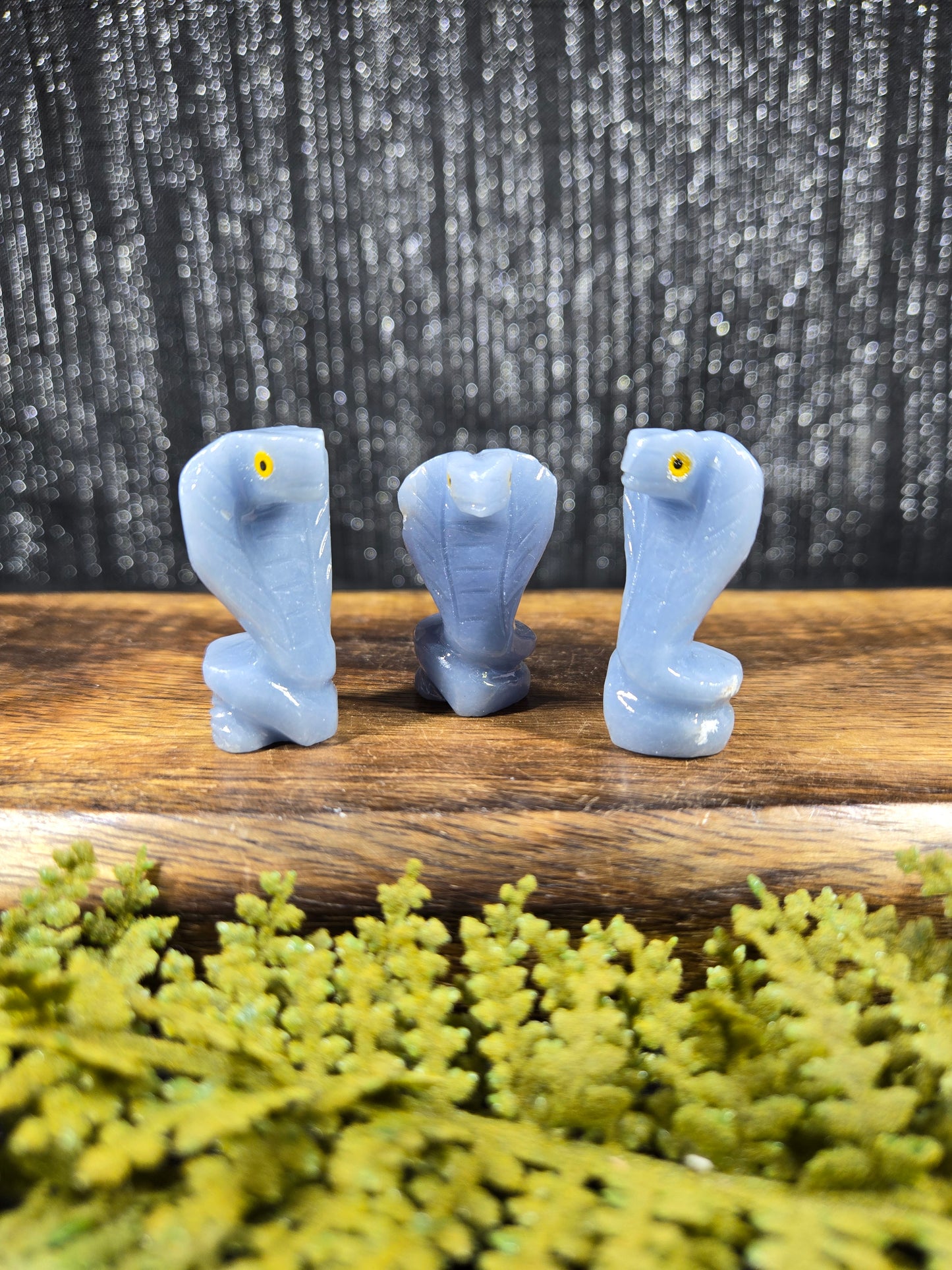 Angelite Cobra Small Carvings