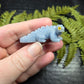 Angelite Iguana Carvings