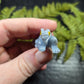 Angelite Iguana Carvings