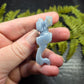 Angelite Iguana Carvings