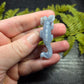 Angelite Iguana Carvings