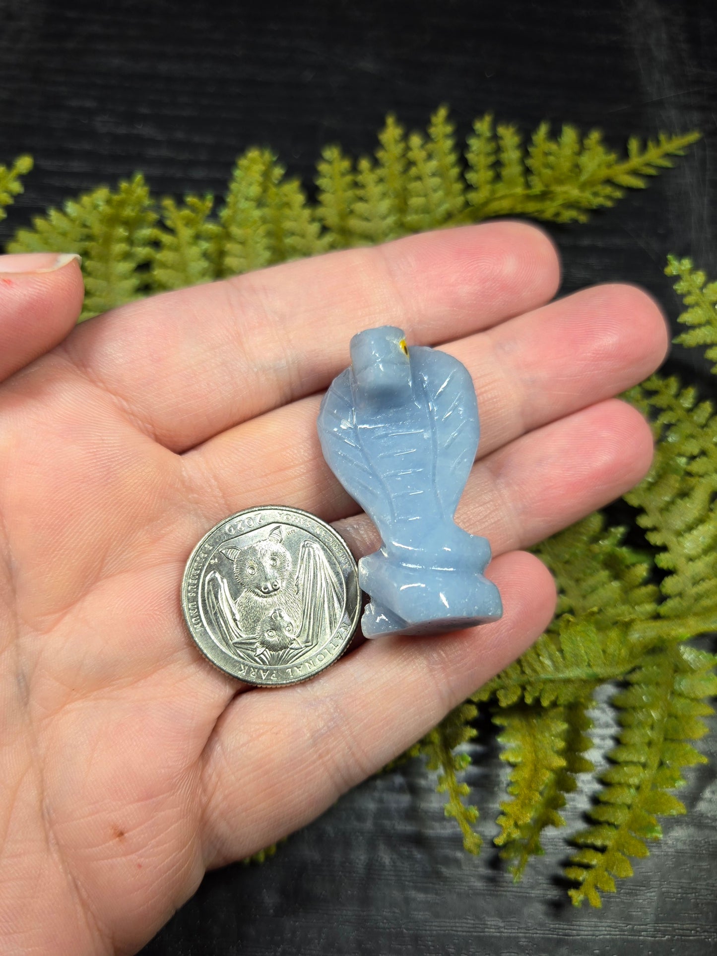 Angelite Cobra Small Carvings