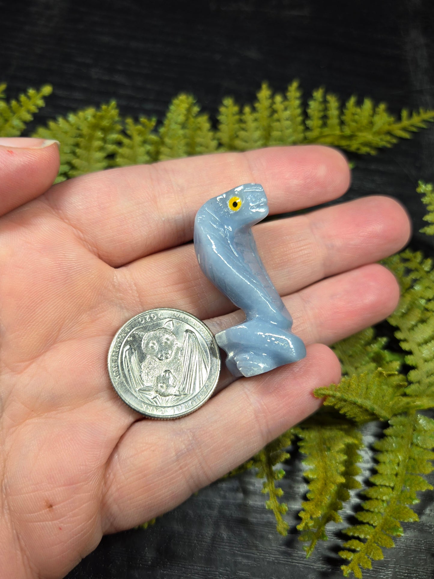 Angelite Cobra Small Carvings