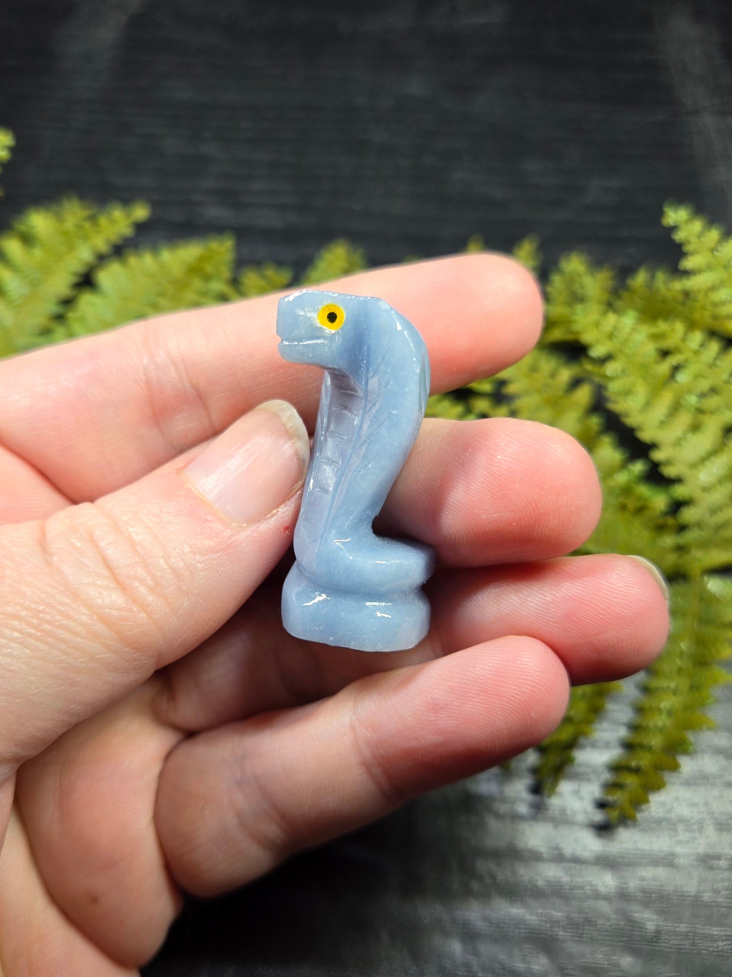 Angelite Cobra Small Carvings
