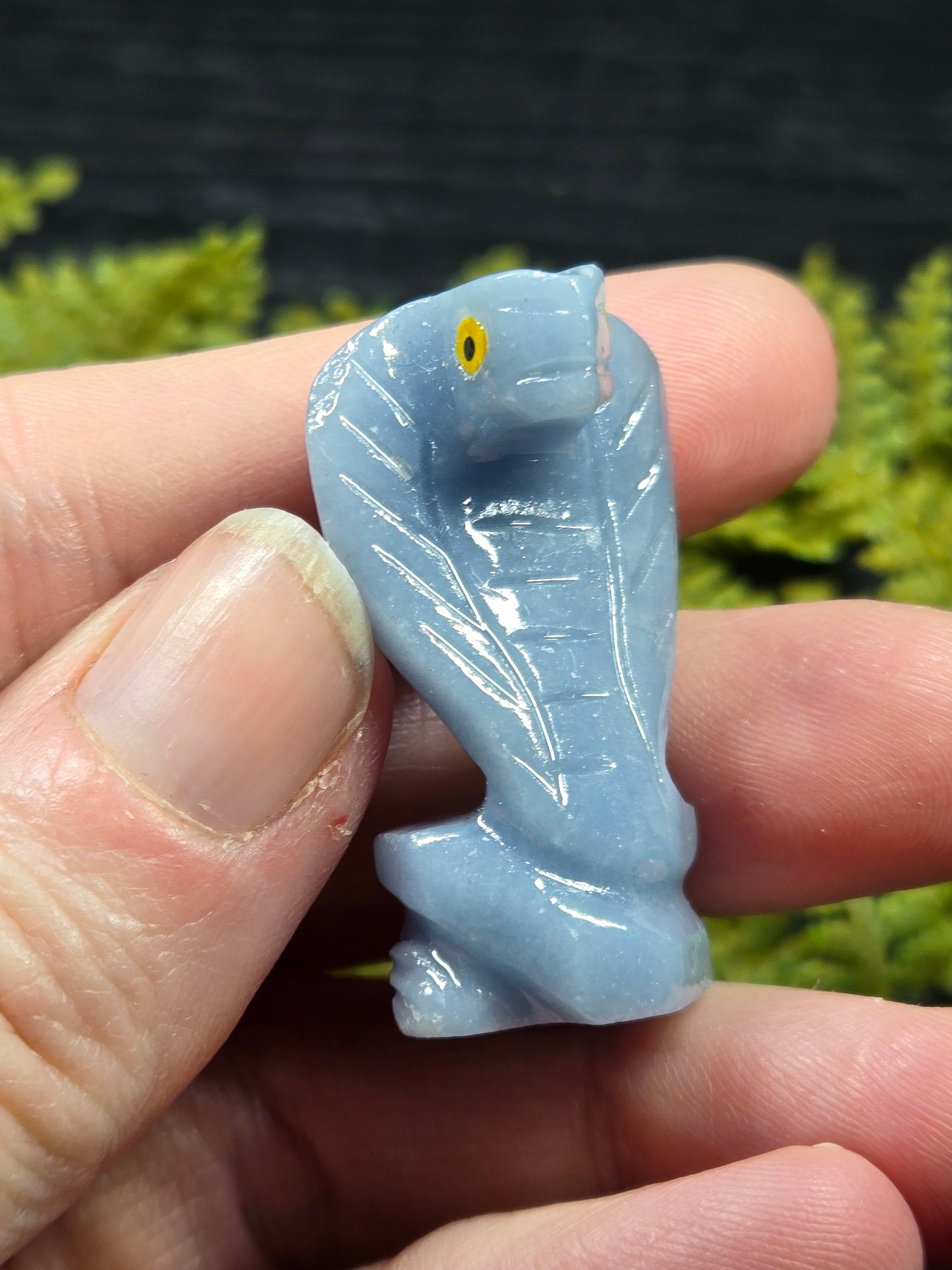 Angelite Cobra Small Carvings