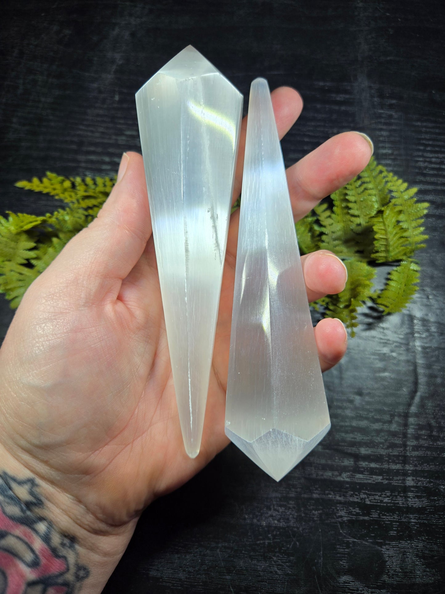 Selenite (satin spar) Vogel style Wands!