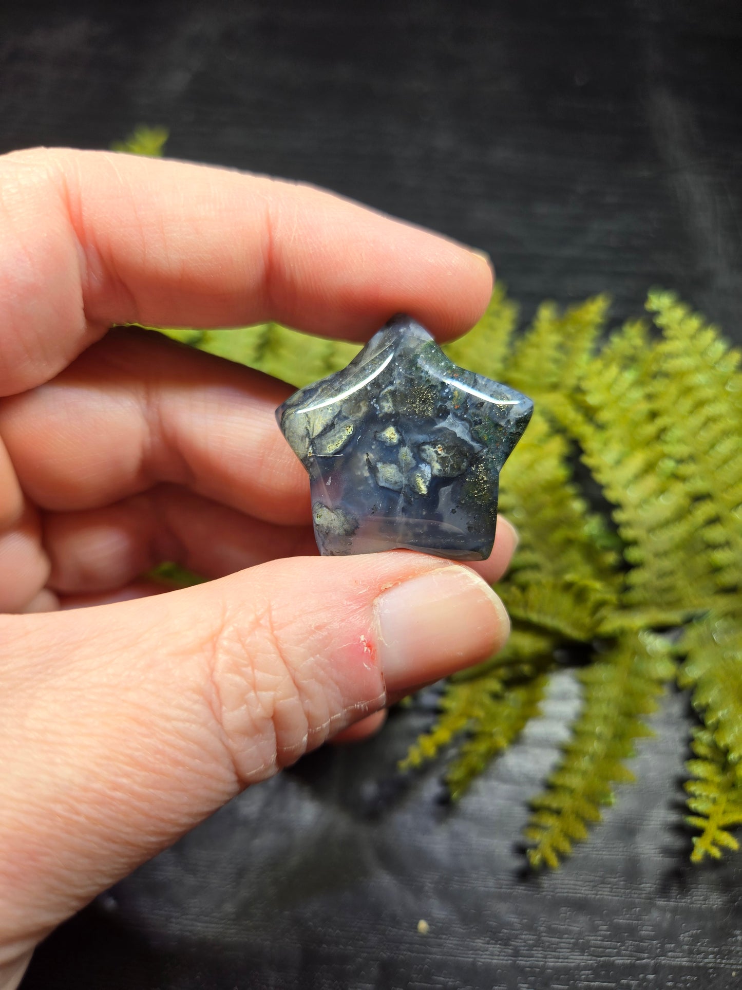 Moss Agate & Ocean Jasper Stars