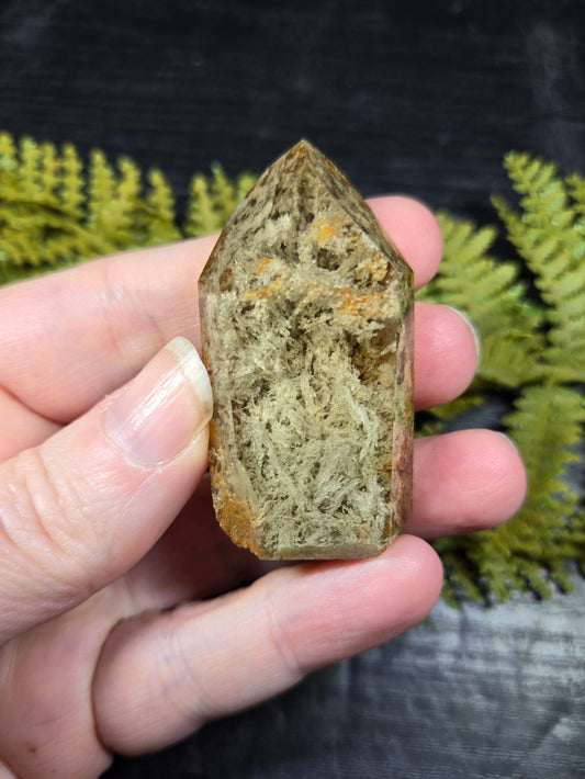 Lodolite / Garden Quartz Small Tower