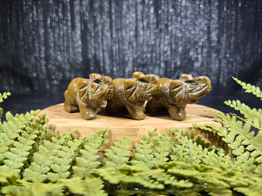 Bronzite Small Elephants