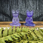 Fluorite Meditating Cats