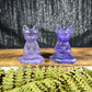 Fluorite Meditating Cats