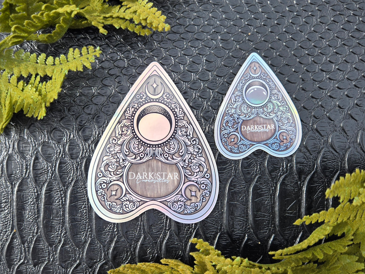 Dark Star Curiosities Planchette Sticker - HOLOGRAPHIC