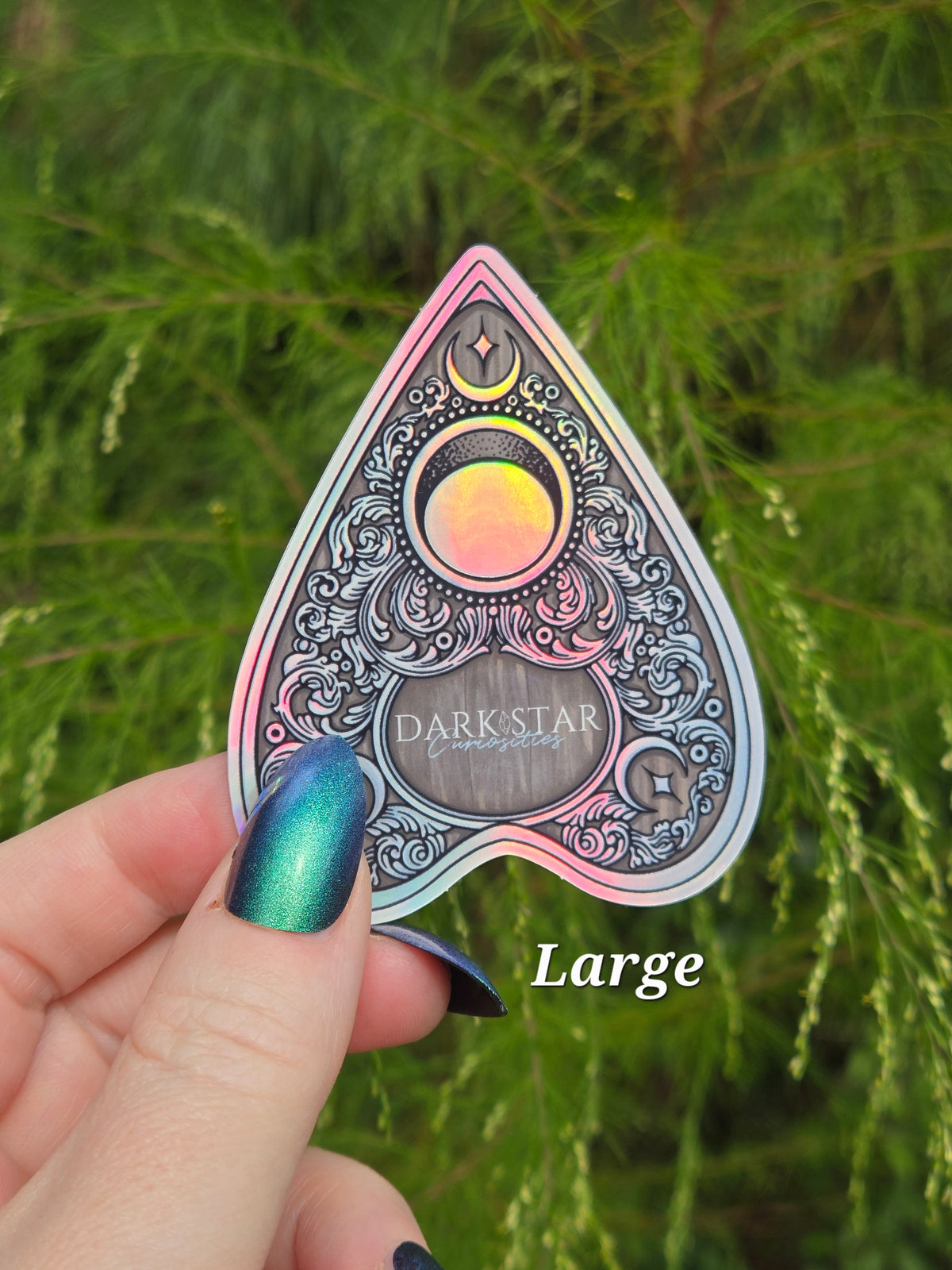 Dark Star Curiosities Planchette Sticker - HOLOGRAPHIC
