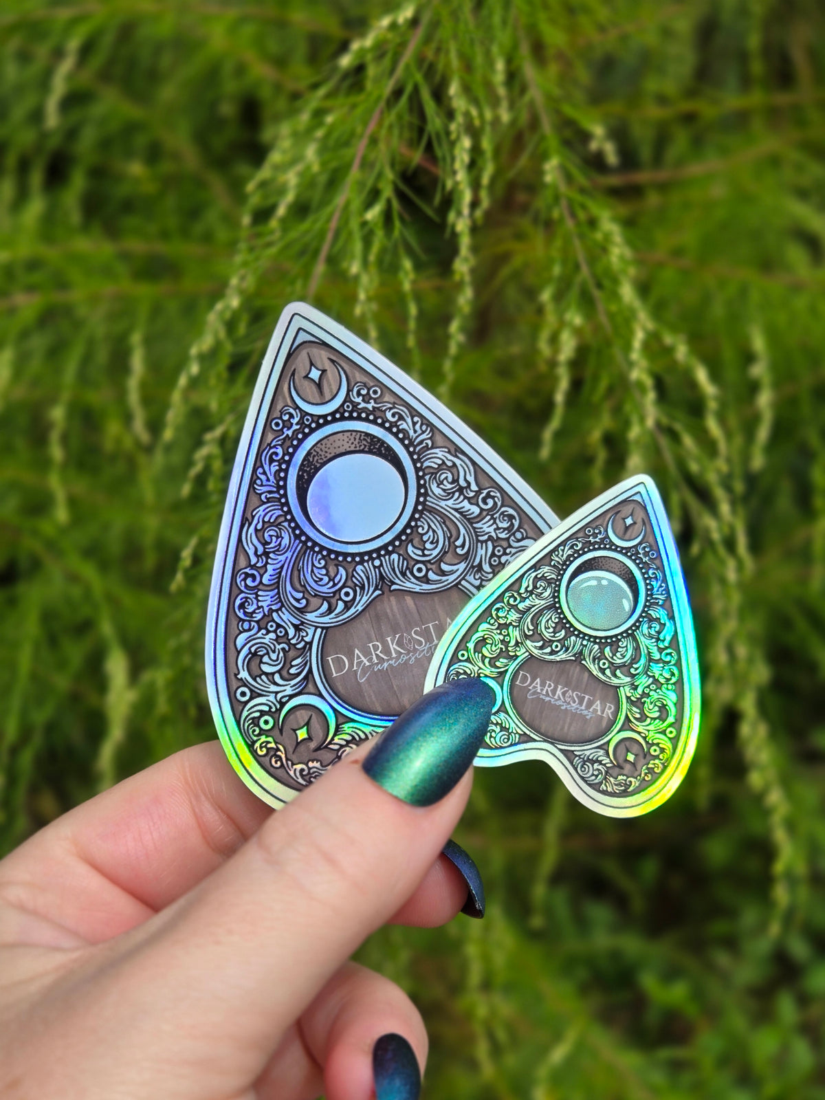 Dark Star Curiosities Planchette Sticker - HOLOGRAPHIC