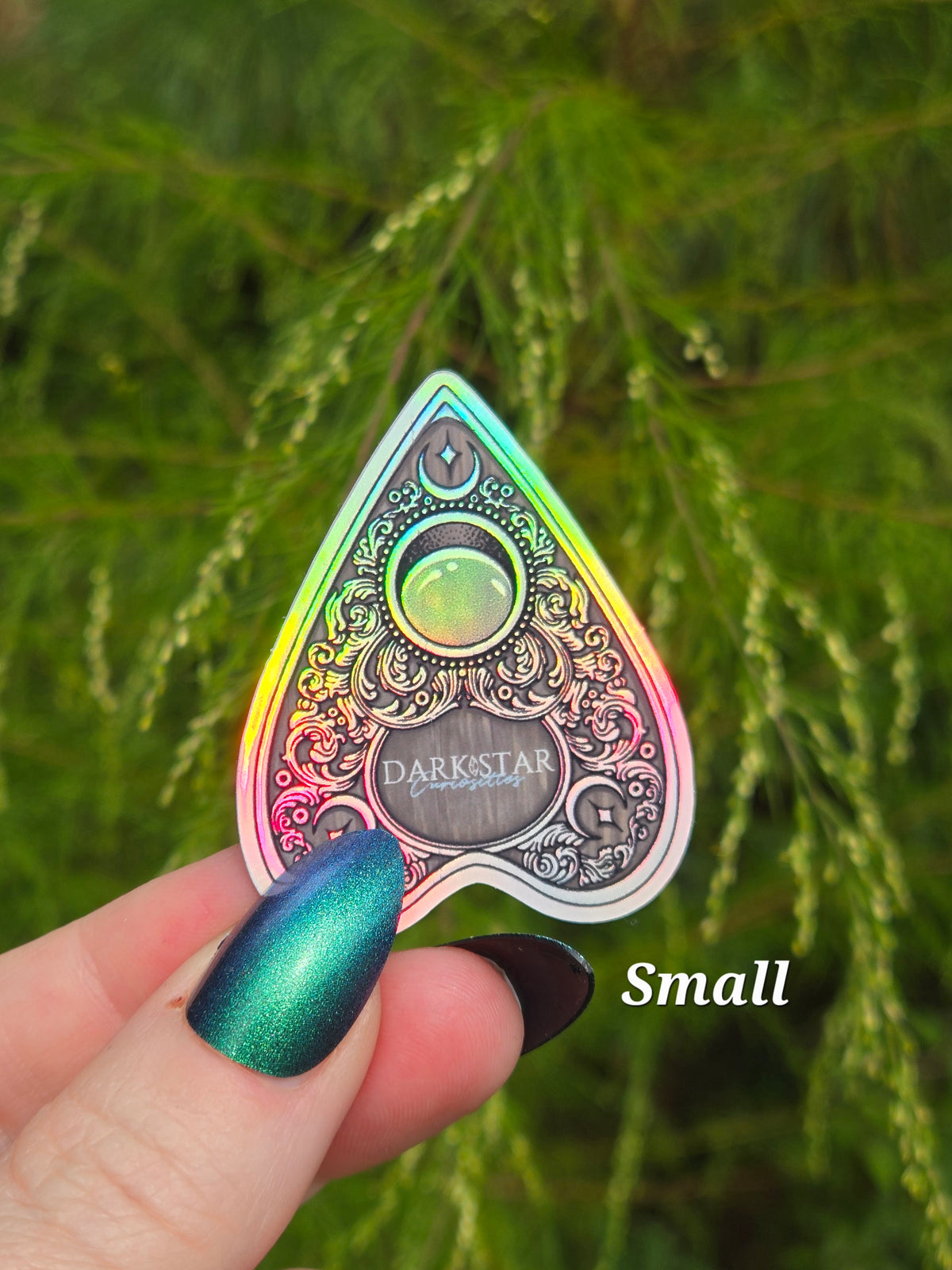 Dark Star Curiosities Planchette Sticker - HOLOGRAPHIC