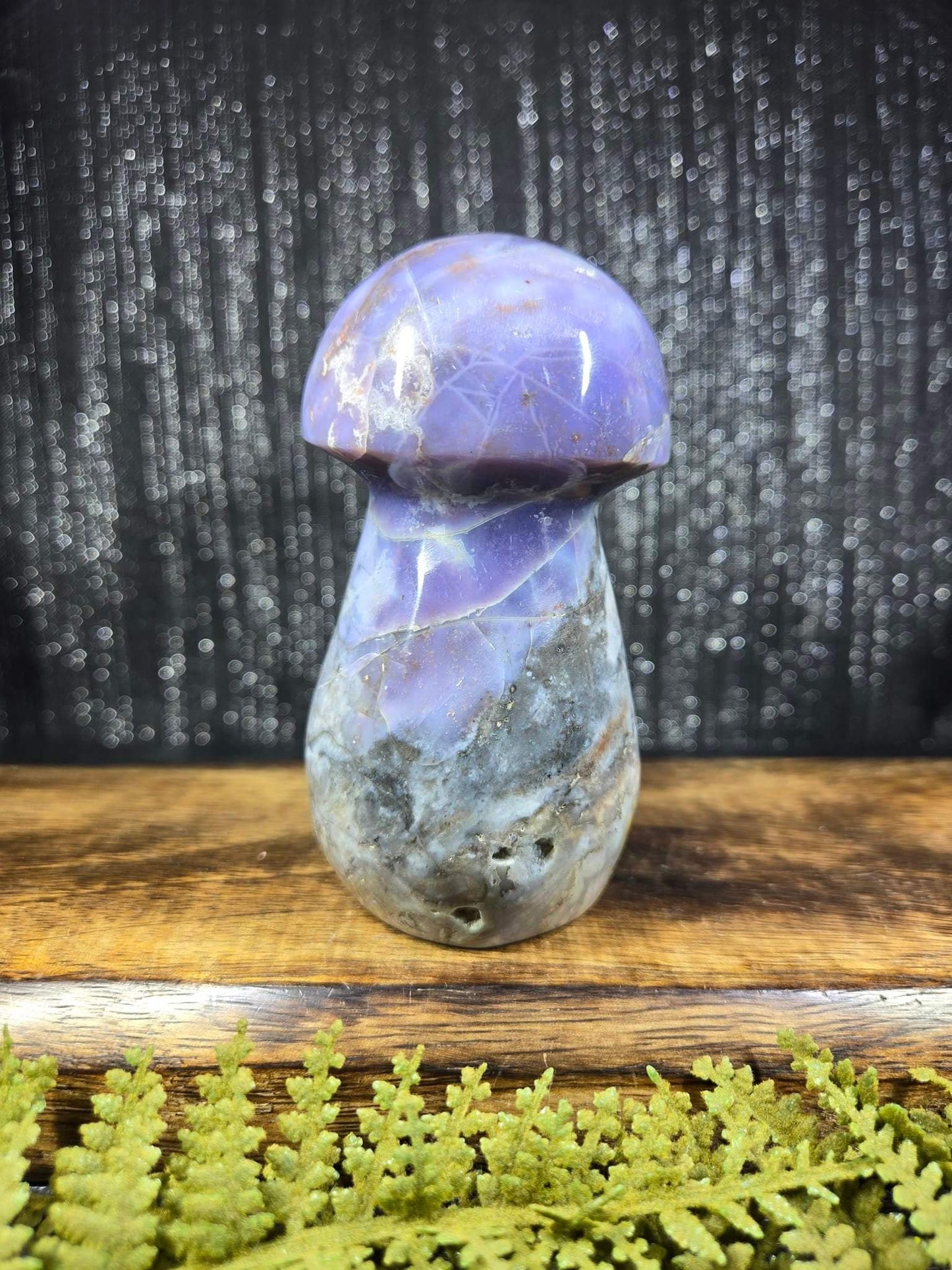 Violet agate mushroom - XL