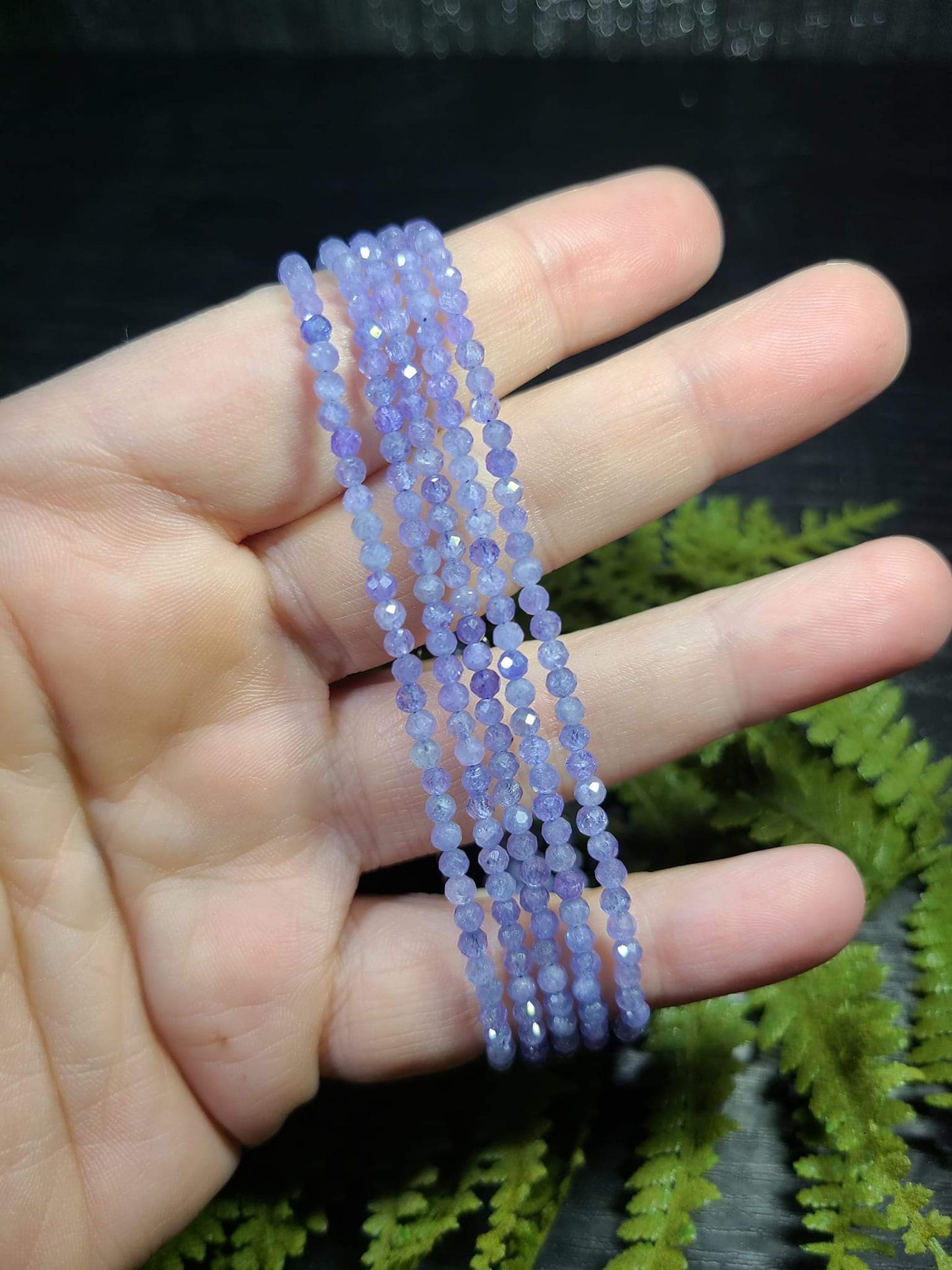 Faceted Tanzanite Adjustable Bracelets