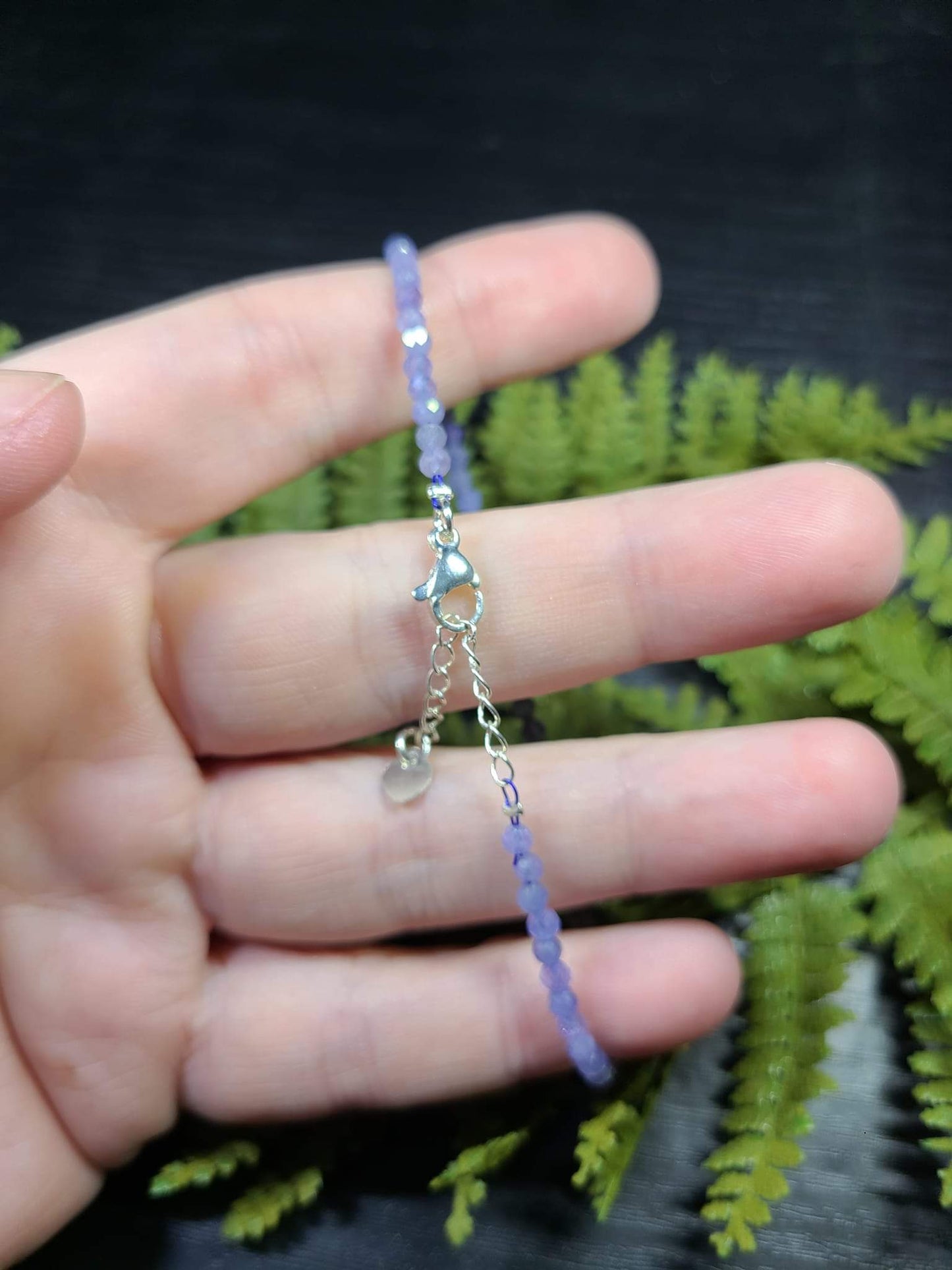 Faceted Tanzanite Adjustable Bracelets