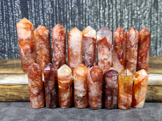 Fire Quartz (Hematite Included) Mini Towers