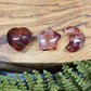 Fire/Hematoid Quartz Mini Hearts, Moons or Stars