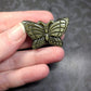 Gold sheen obsidian butterflies