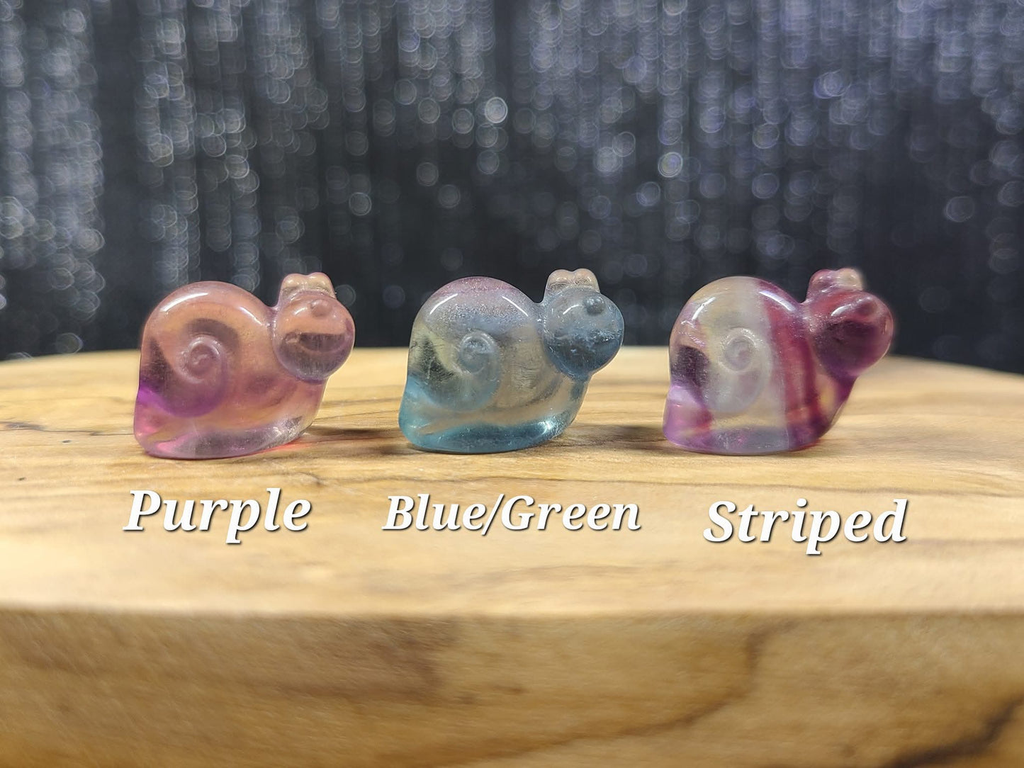 Micro Fluorite Snails