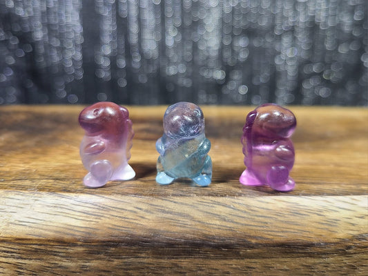 Micro Fluorite Chubby Dinosaurs