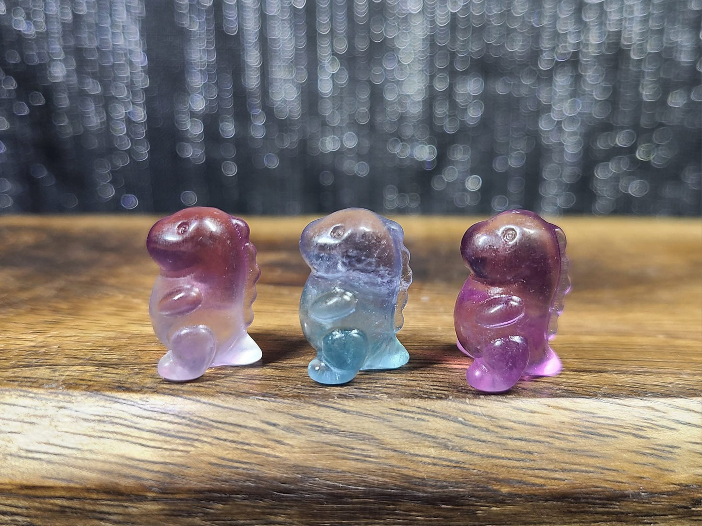 Micro Fluorite Chubby Dinosaurs