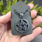 Textured Pentacle / Pentagram Necklace