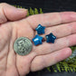 Blue Apatite Tiny Moon or Star