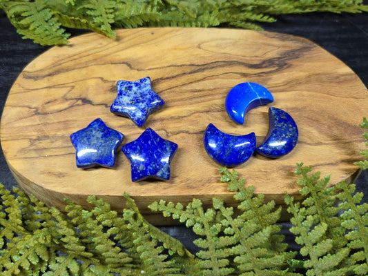 Lapis Lazuli Mini Star or Moon