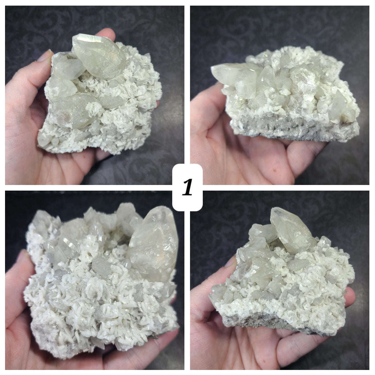 Moscona Calcite on Barite & Dolomite Specimens | SPAIN