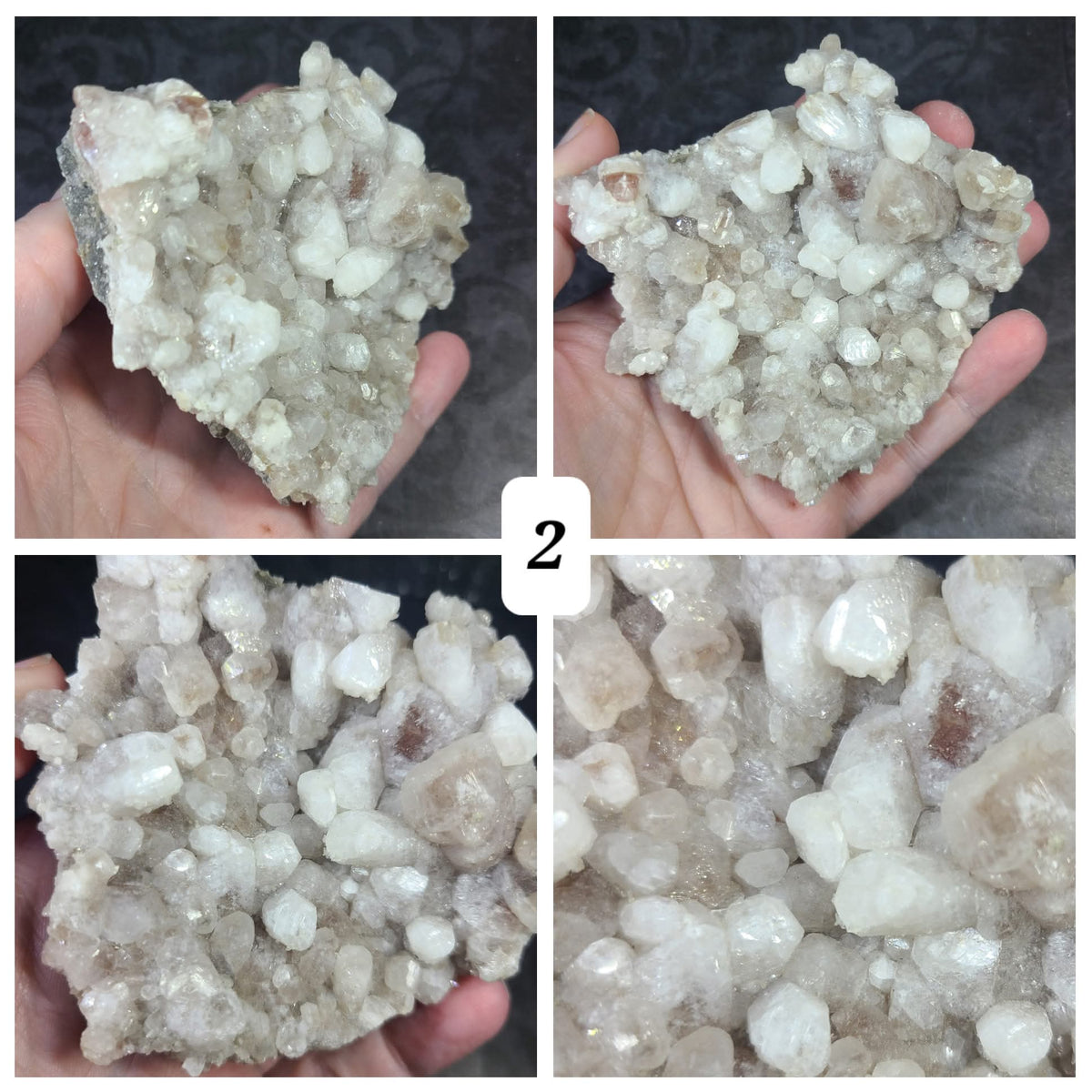 Moscona Calcite on Barite & Dolomite Specimens | SPAIN