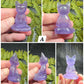 Fluorite Meditating Cats