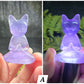 Fluorite Meditating Cats