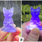 Fluorite Meditating Cats