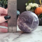 Lepidolite / Unicorn Stone Sphere | High quality, Smokey Quartz, Pink tourmaline, Blue Tourmaline inclusions, XL, Large