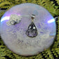 Black Tourmaline in Quartz Teardrop - Sterling Silver Necklaces