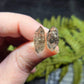 Herkimer Diamond (w/Carbon inclusions) Stud Earrings