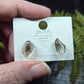 Herkimer Diamond (w/Carbon inclusions) Stud Earrings