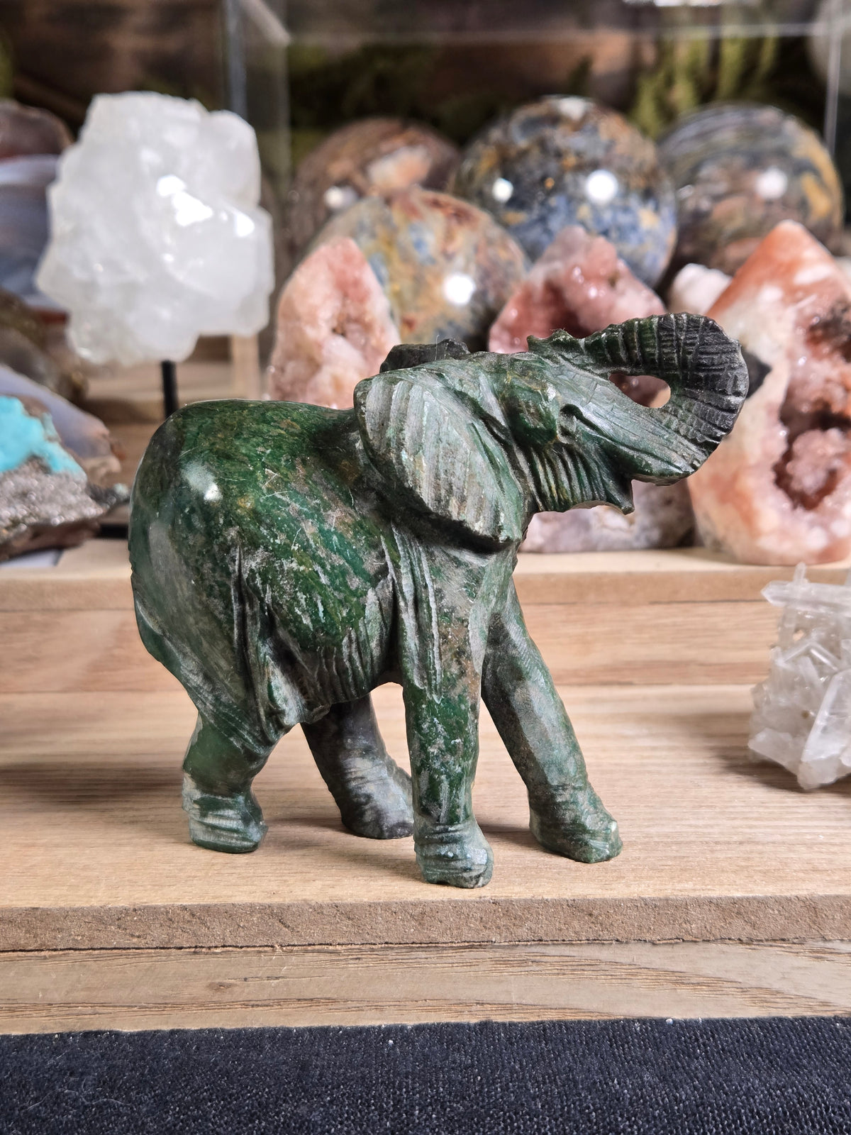 Verdite Elephant | Hand Carved - Zimbabwe