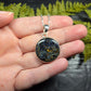 Pietersite Sterling Silver Necklace (round)