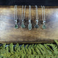 Moldavite Necklaces (with silver chain)