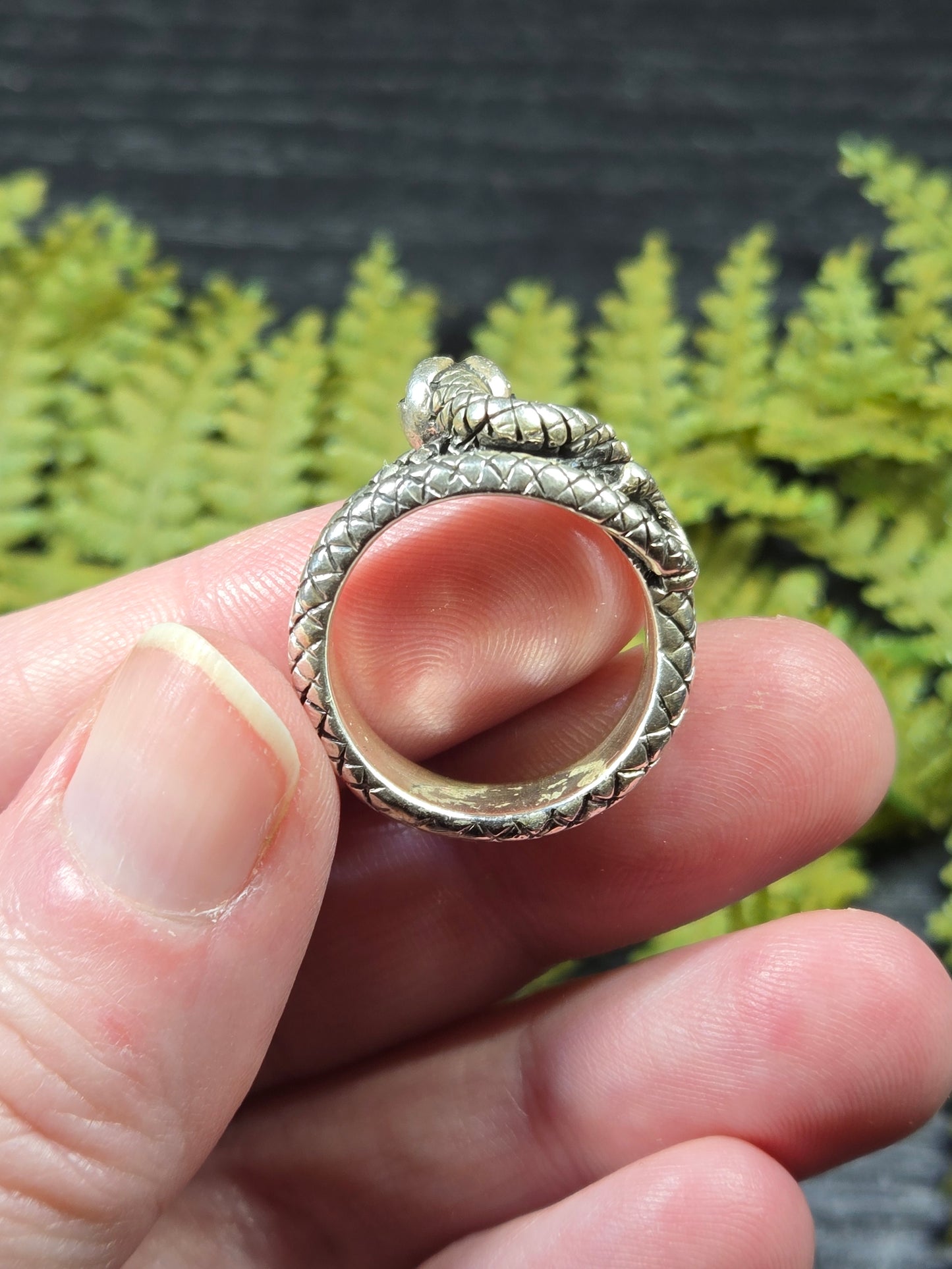 Sterling Silver Snake Ring